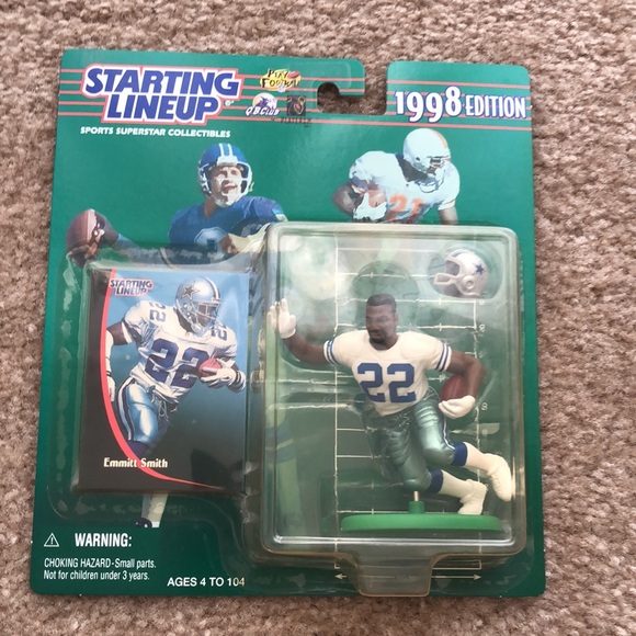 1998 Starting Lineup Emmitt Smith Dallas Cowboys - Picture 1 of 11